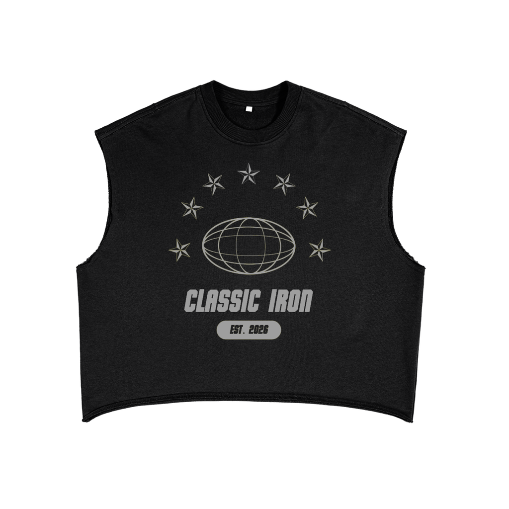 Worldwide French Terry Boxy Tank Top