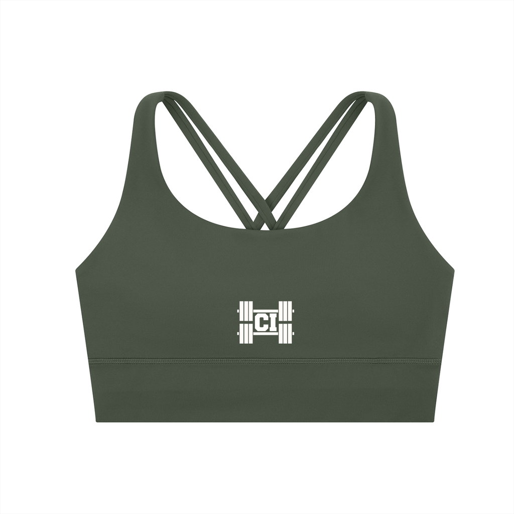 CI Strappy Criss-Cross Sports Bra