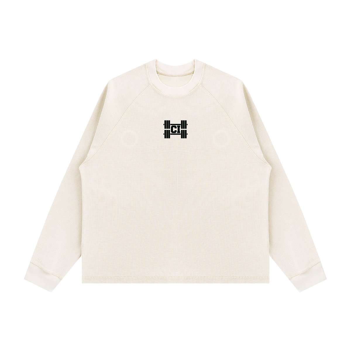 CI Vintage Wash Boxy  Waffle Shirt