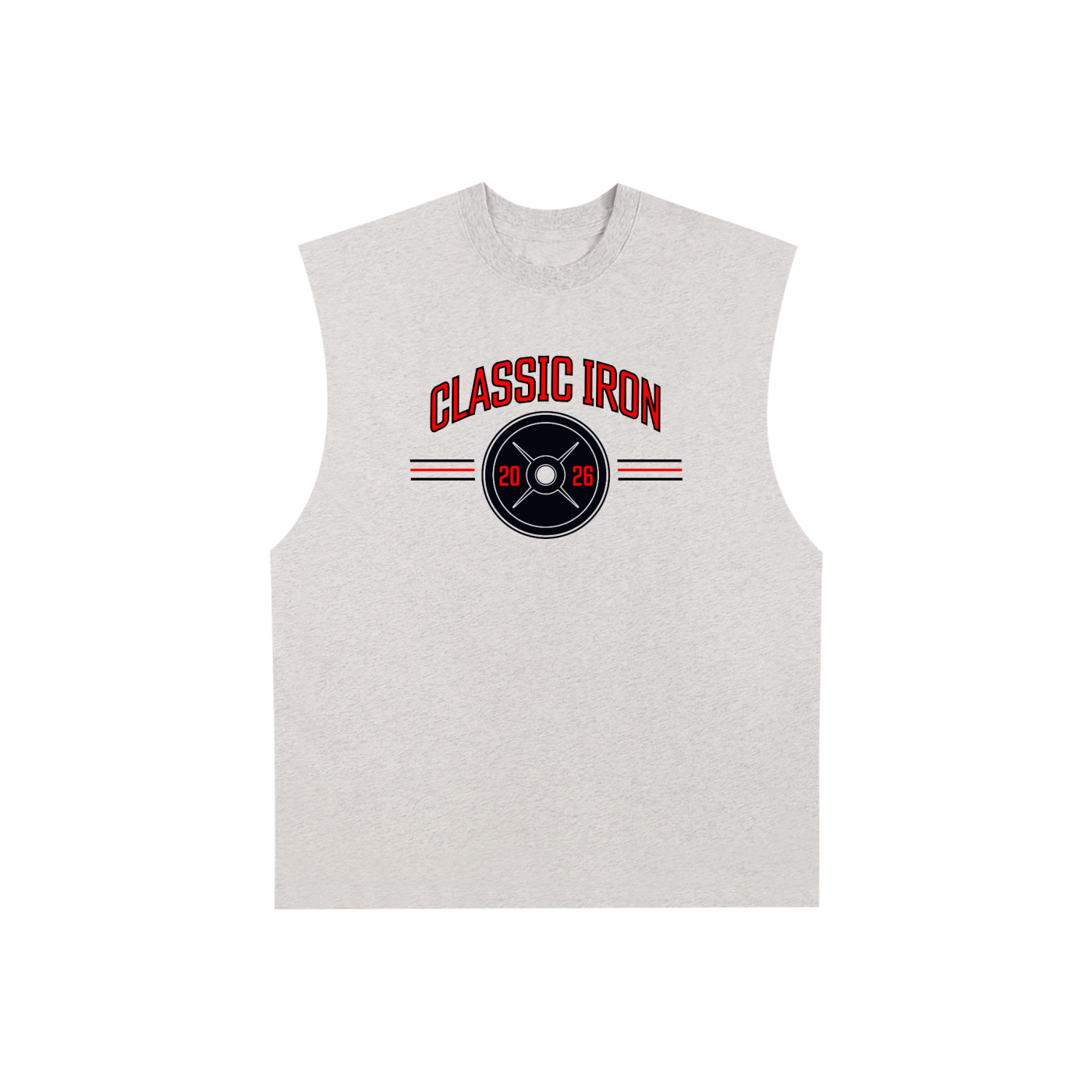Inaugural Raw Edge Cotton Tank Top