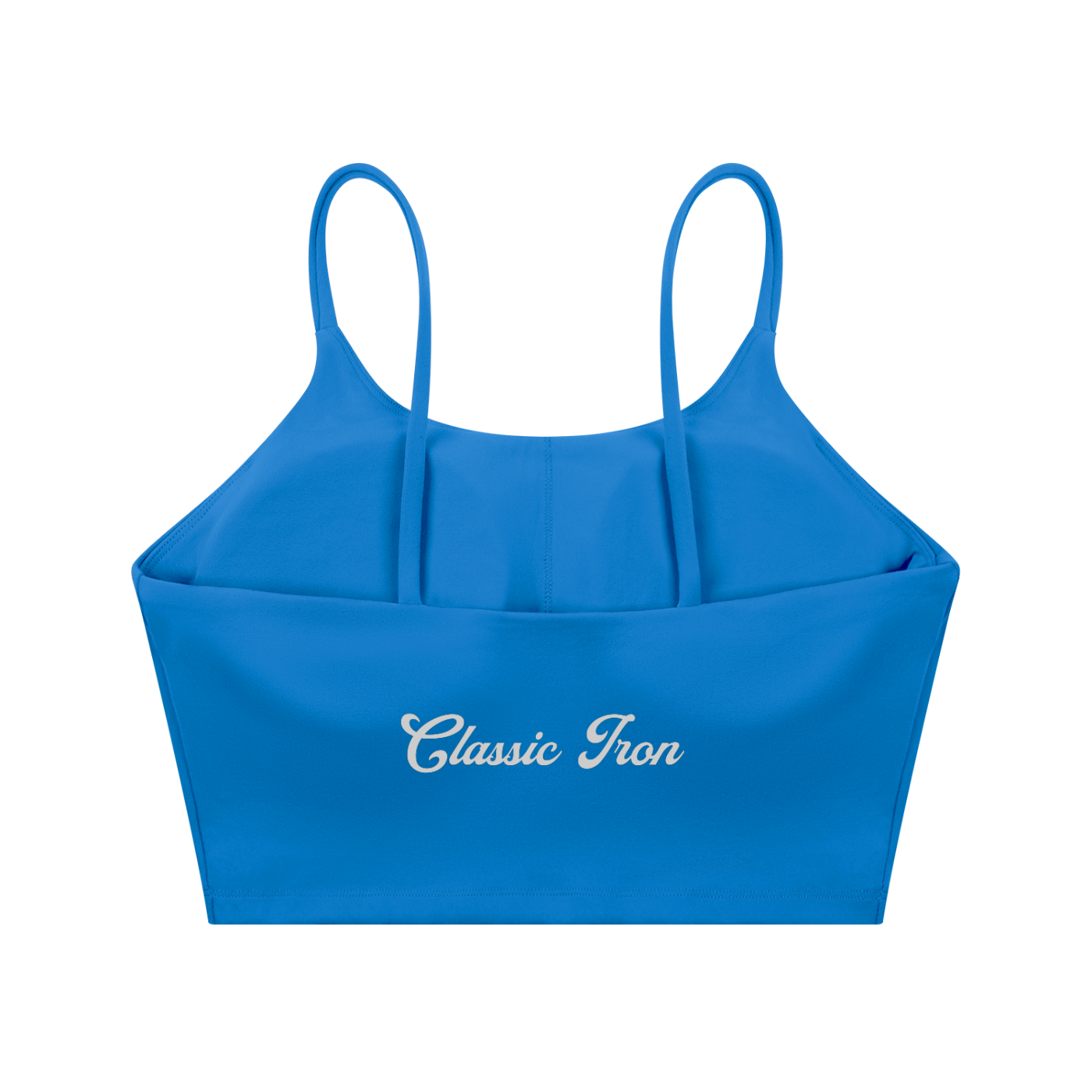 Cursive Spaghetti Strap Yoga Sports Bra