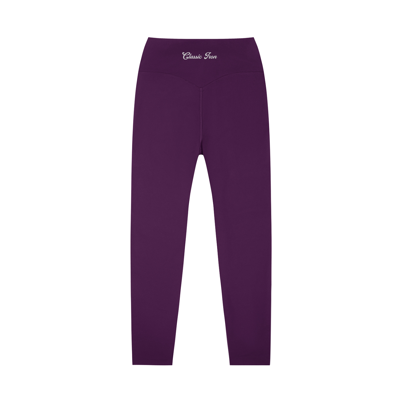 Cursive High-Waisted Yoga Leggings