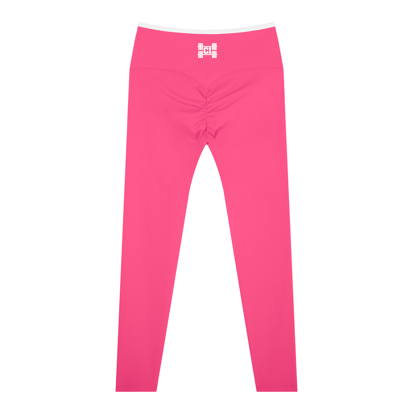 CI Ruched High-Waisted Yoga Leggings