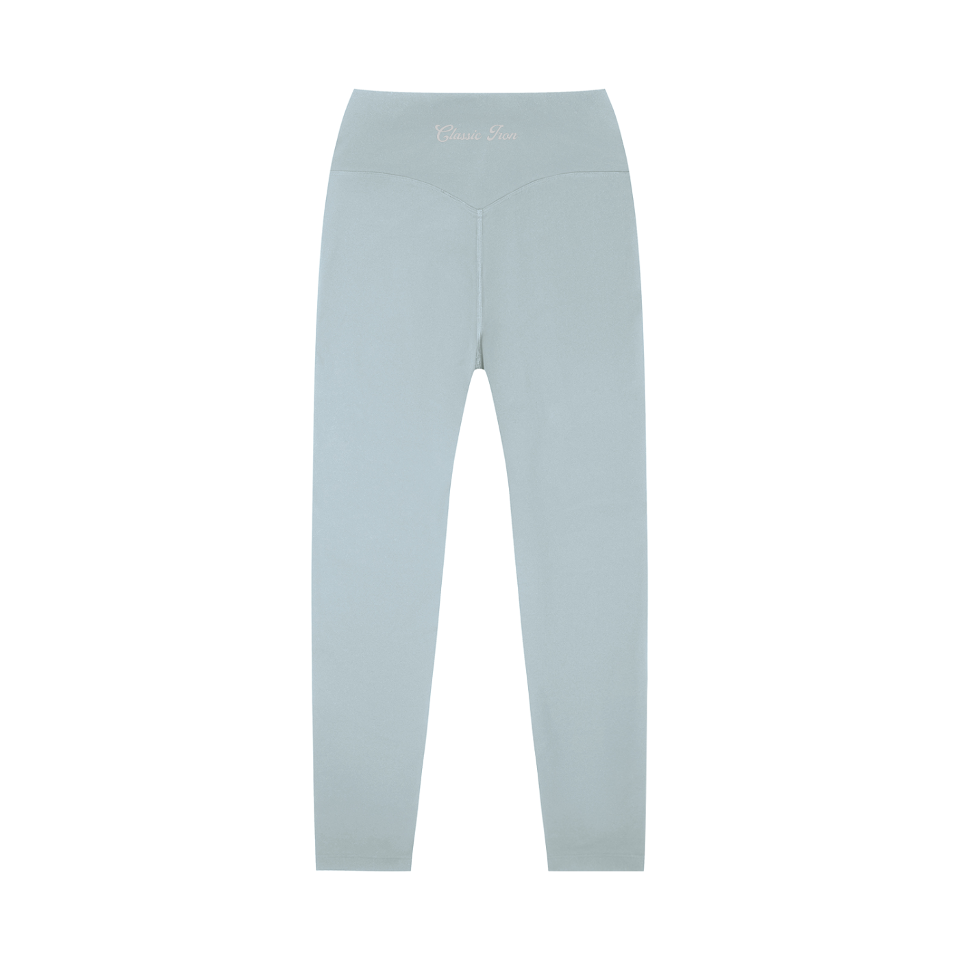 Cursive High-Waisted Yoga Leggings