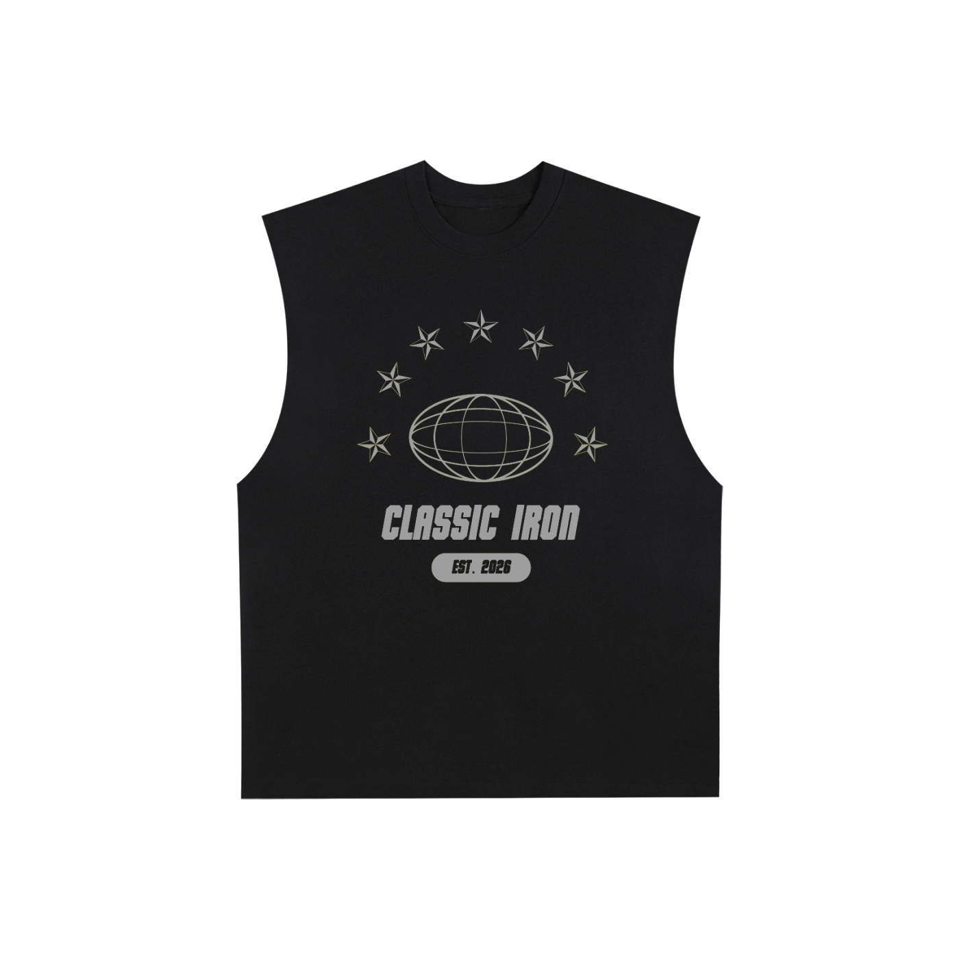 World Wide Raw Edge Cotton Tank Top