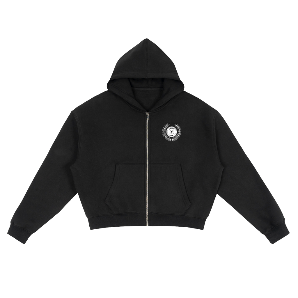 Laurel Zip-Up Boxy Hoodie