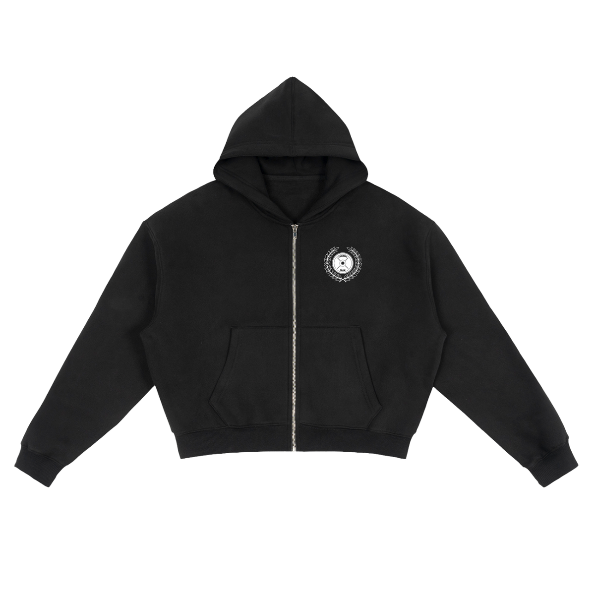 Laurel Zip-Up Boxy Hoodie