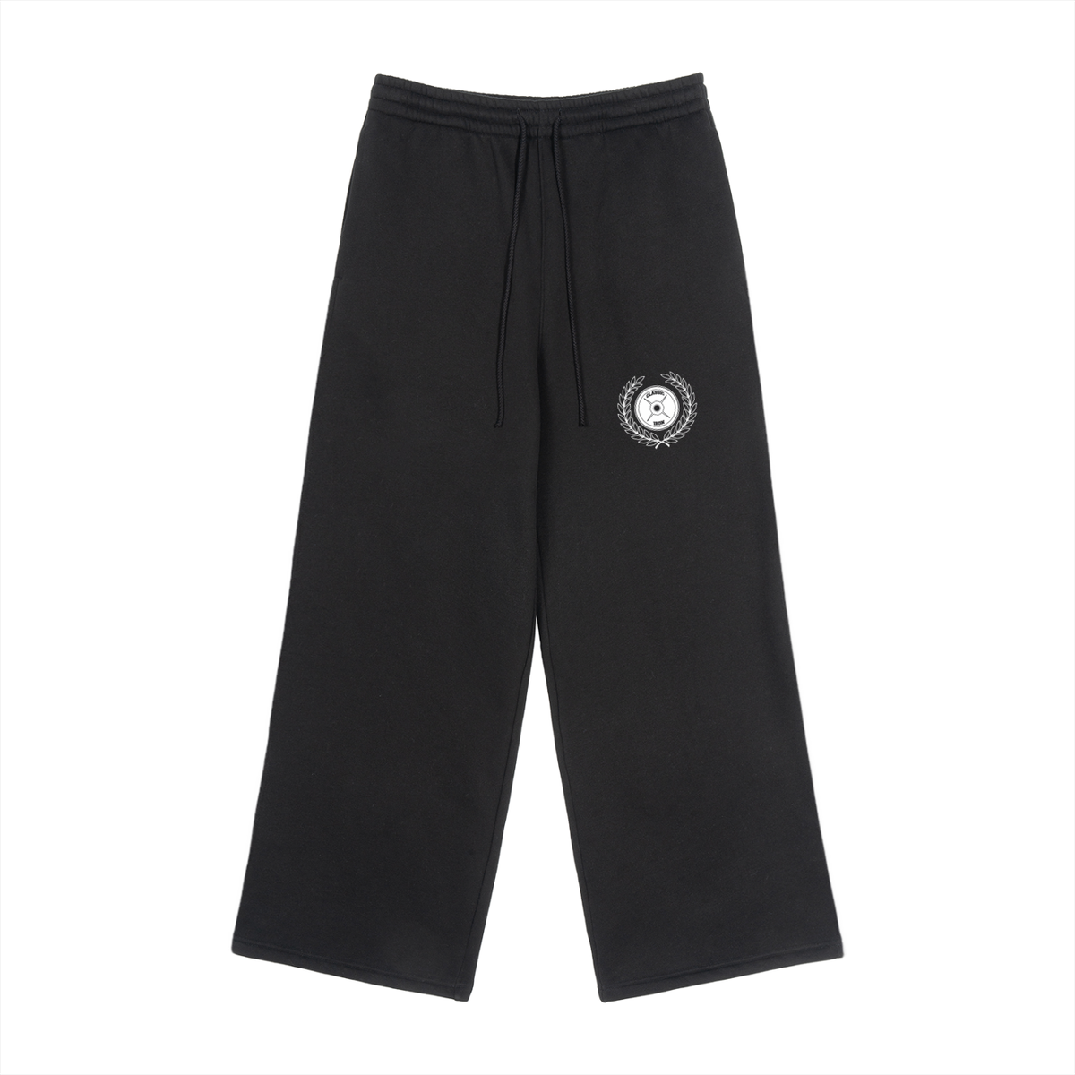 Laurel Drawstring Straight-Leg Sweatpants