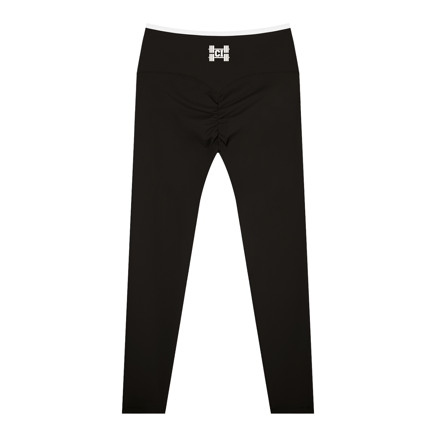 CI Ruched High-Waisted Yoga Leggings