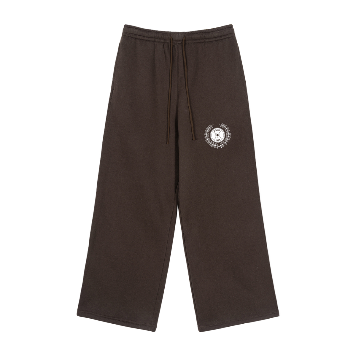 Laurel Drawstring Straight-Leg Sweatpants
