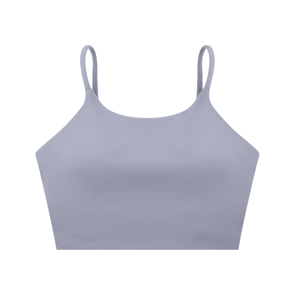 Cursive Spaghetti Strap Yoga Sports Bra