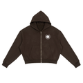 Laurel Zip-Up Boxy Hoodie
