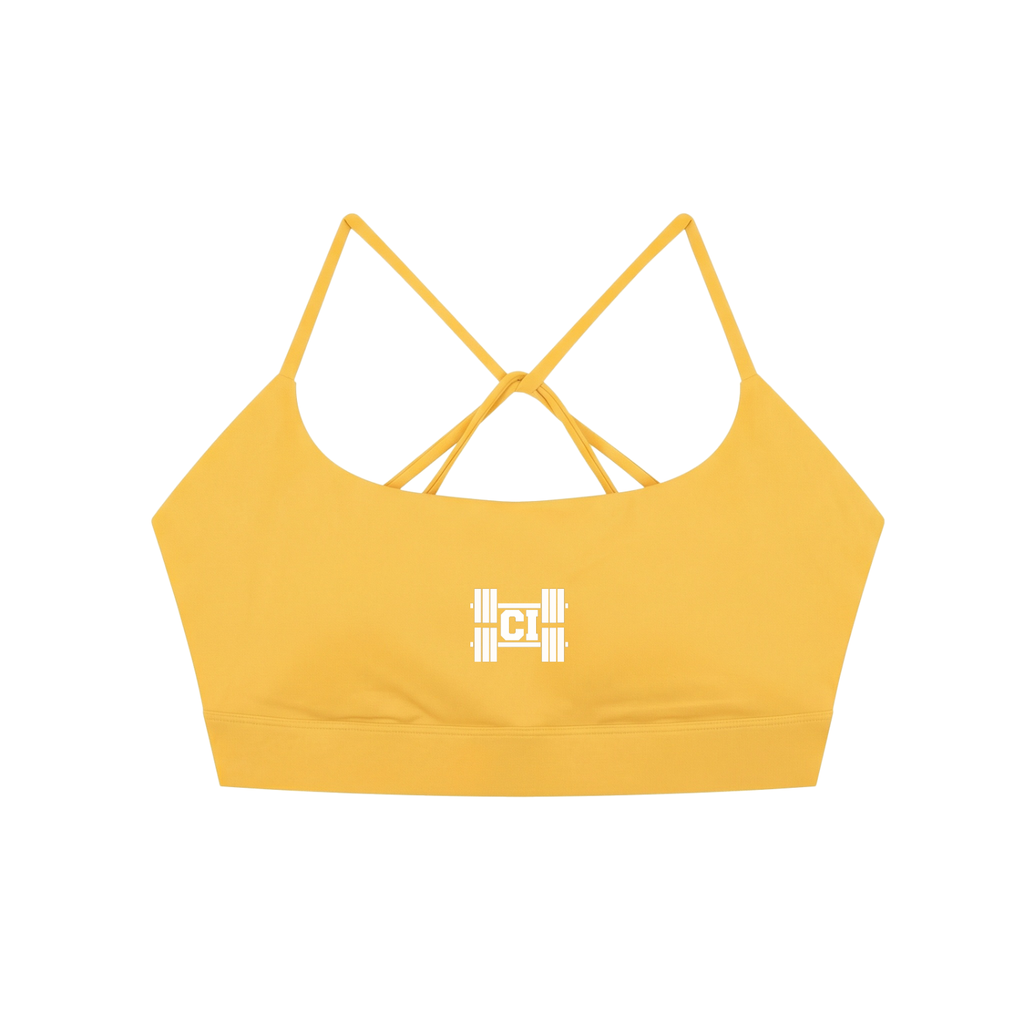 CI Strappy Criss Cross Yoga Sports Bra