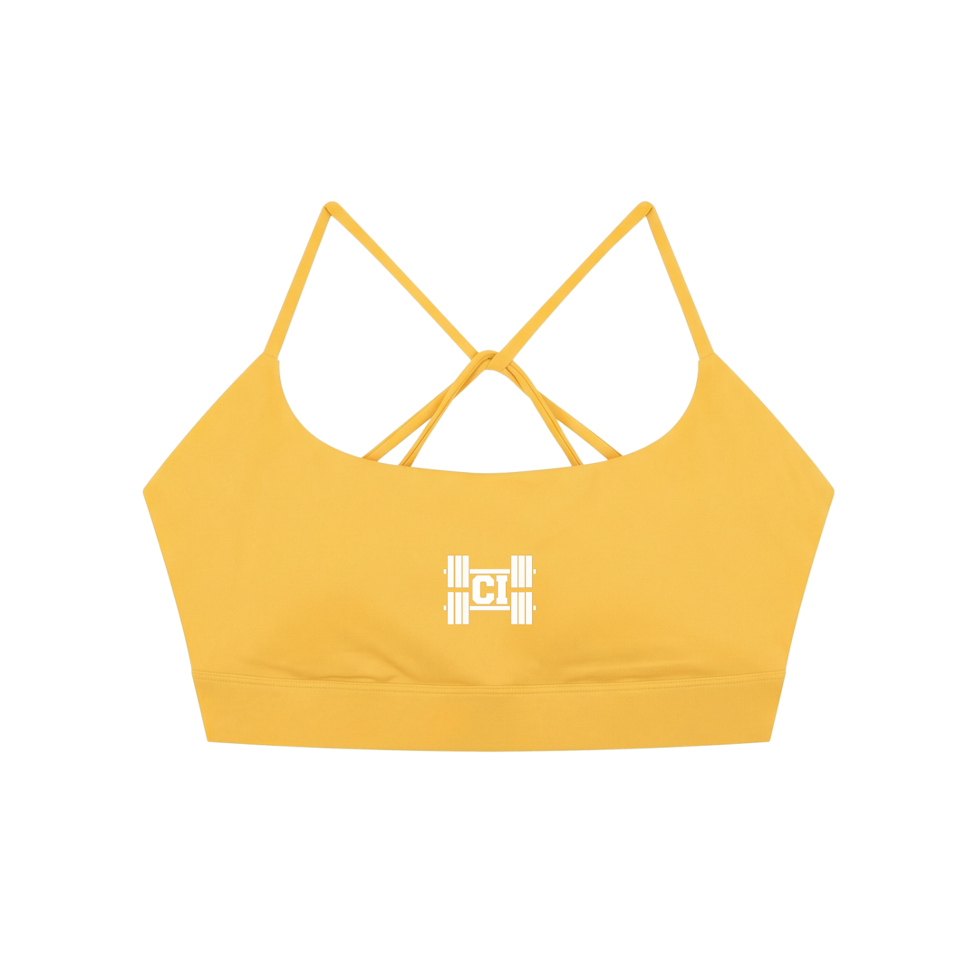 CI Strappy Criss Cross Yoga Sports Bra