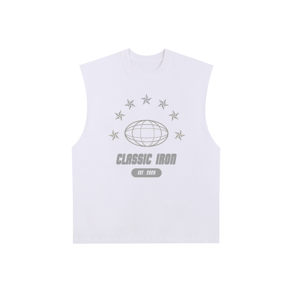 World Wide Raw Edge Cotton Tank Top