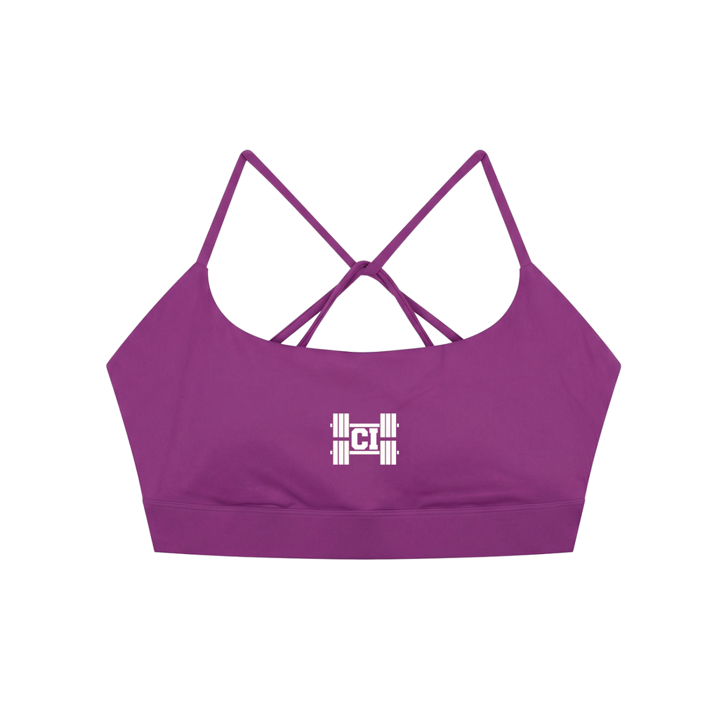CI Strappy Criss Cross Yoga Sports Bra