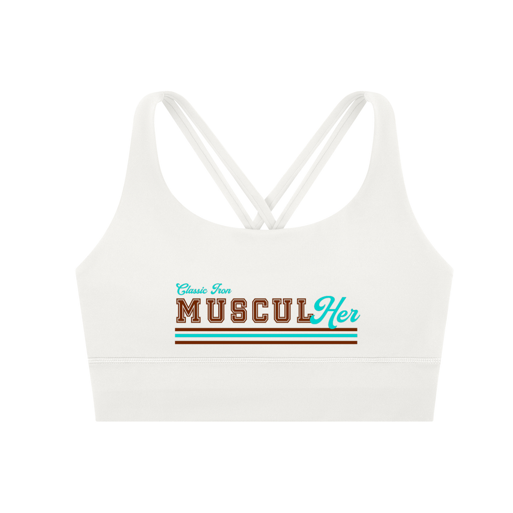 MusculHer Strappy Criss-Cross Sports Bra