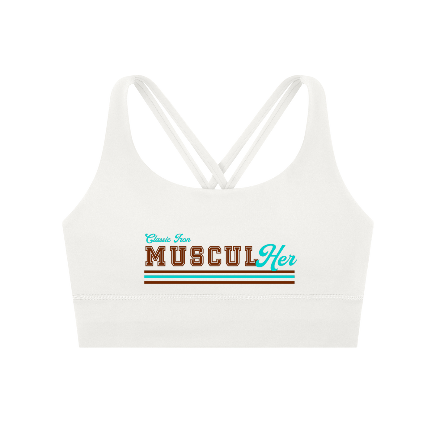 MusculHer Strappy Criss-Cross Sports Bra
