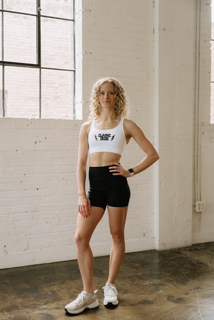 Bolt Strappy Criss-Cross Sports Bra