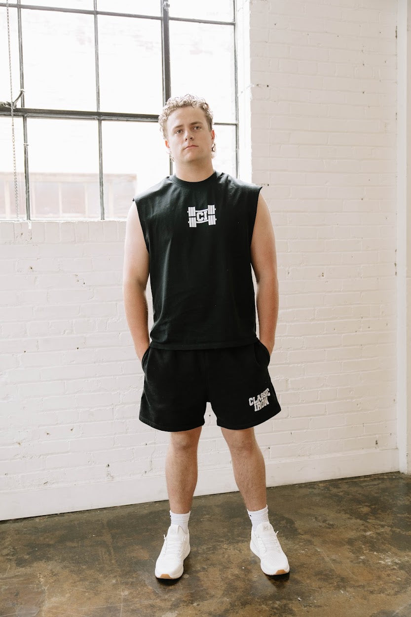 CI Raw Edge Cotton Tank Top