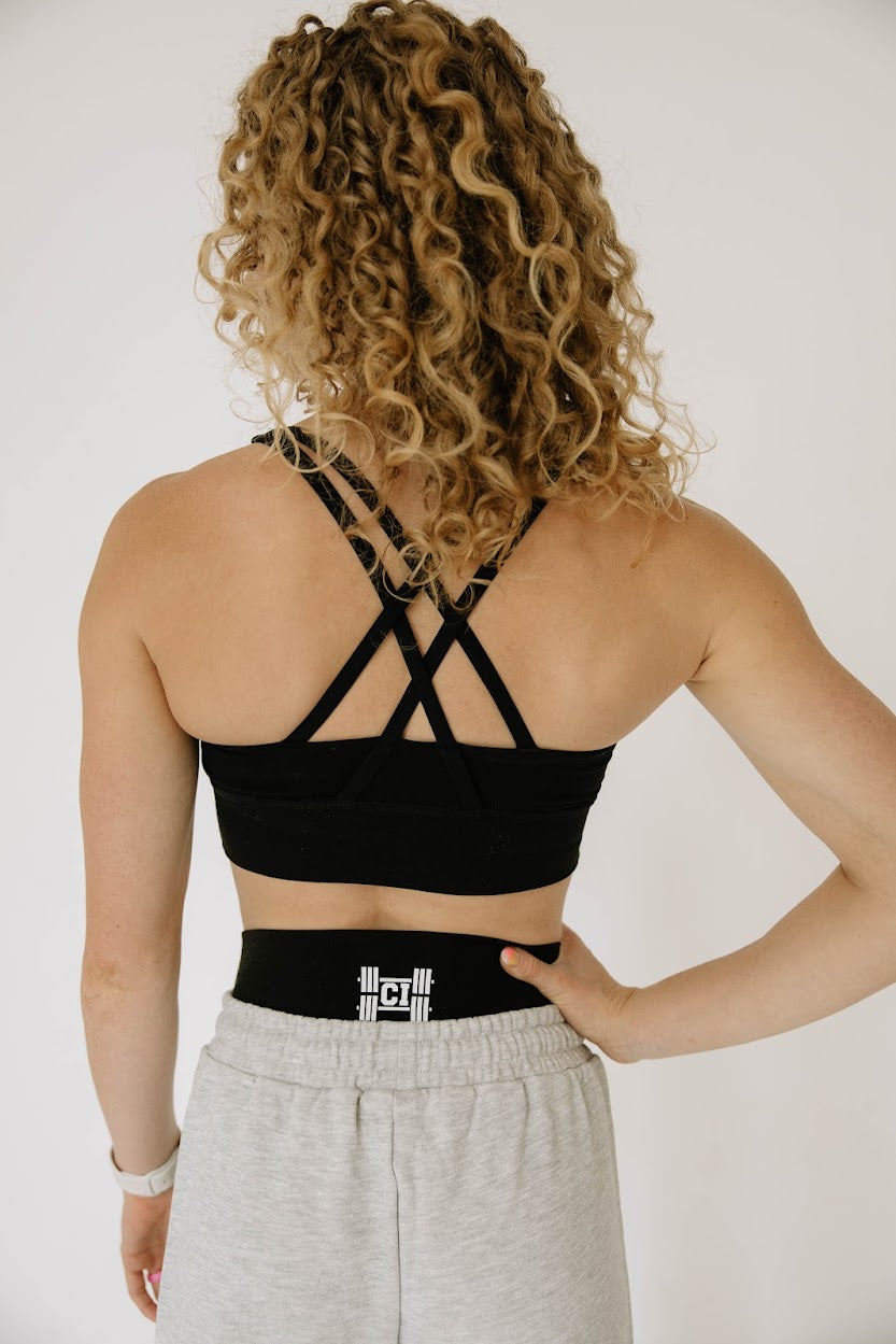 CI Strappy Criss-Cross Sports Bra