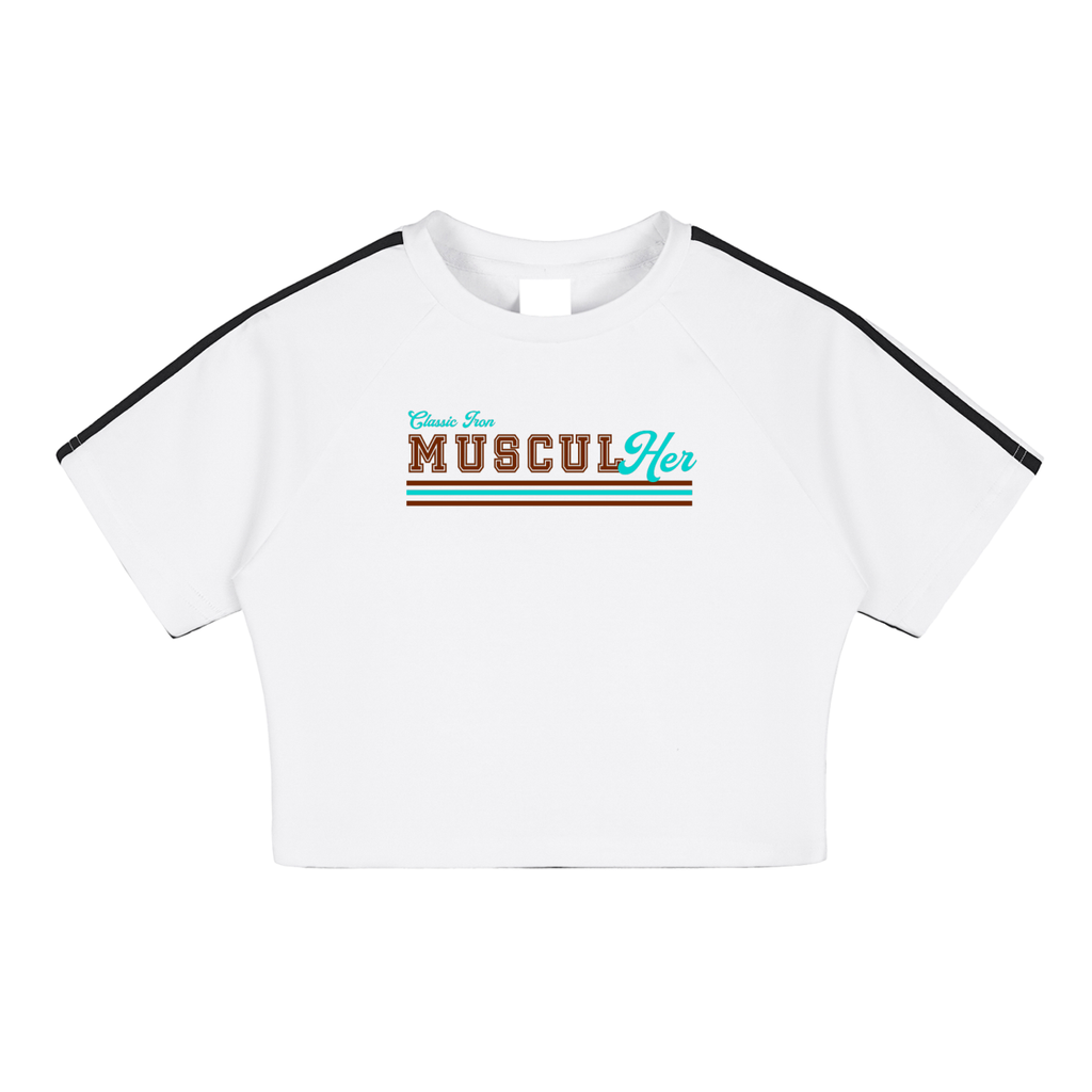 MusculHer Taped Cooling Performance Crop Top