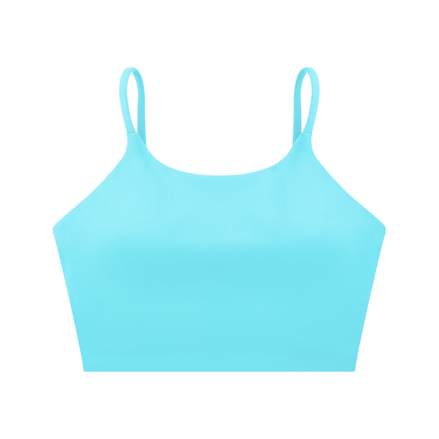 Cursive Spaghetti Strap Yoga Sports Bra
