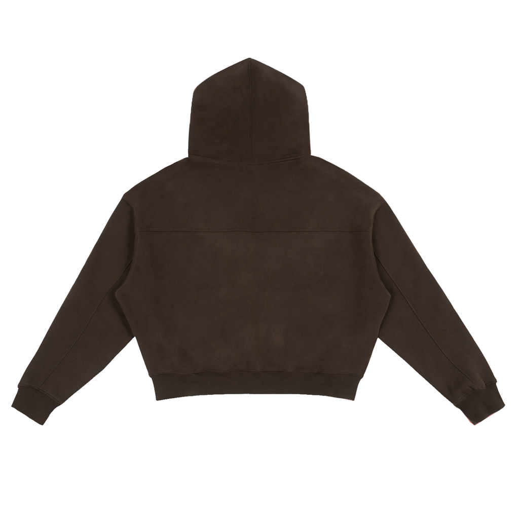 Laurel Zip-Up Boxy Hoodie