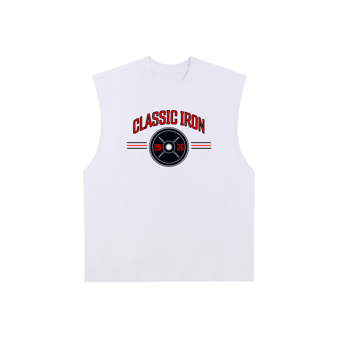 Inaugural Raw Edge Cotton Tank Top