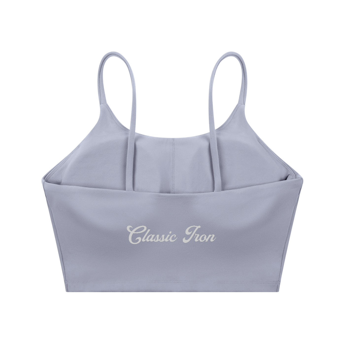Cursive Spaghetti Strap Yoga Sports Bra