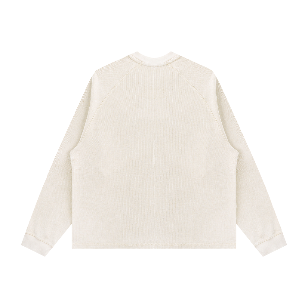 CI Vintage Wash Boxy  Waffle Shirt