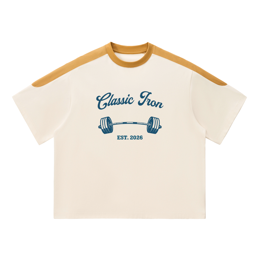Est Unisex Color Block Oversized T-Shirt
