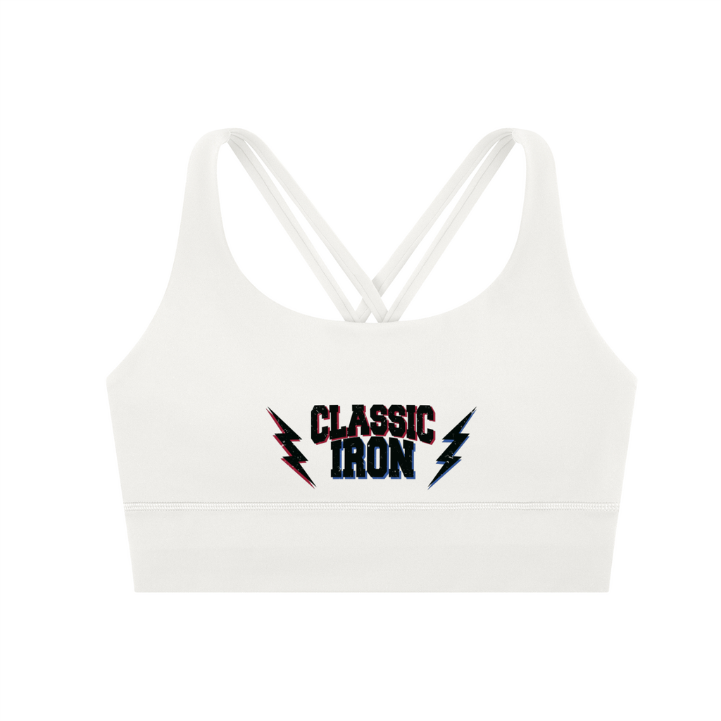 Bolt Strappy Criss-Cross Sports Bra