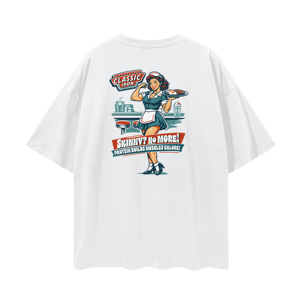 Protein Diner Loose Drop Shoulder T-Shirt