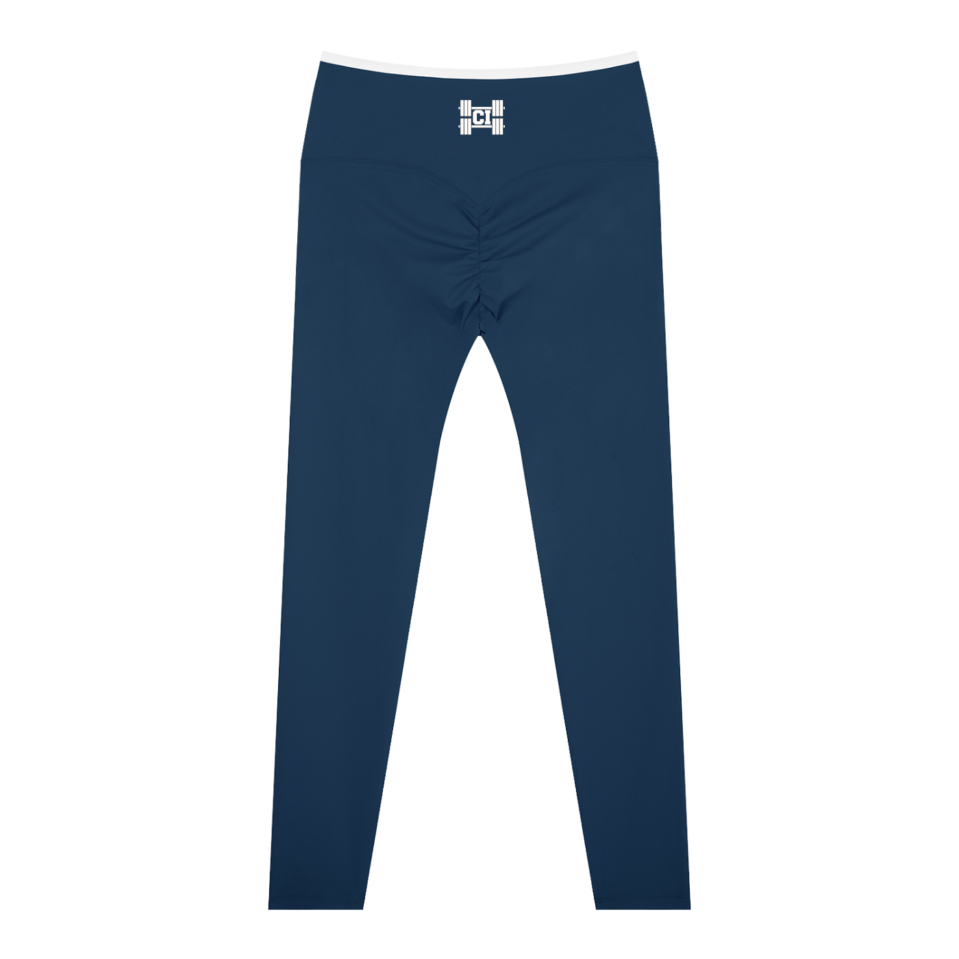 CI Ruched High-Waisted Yoga Leggings