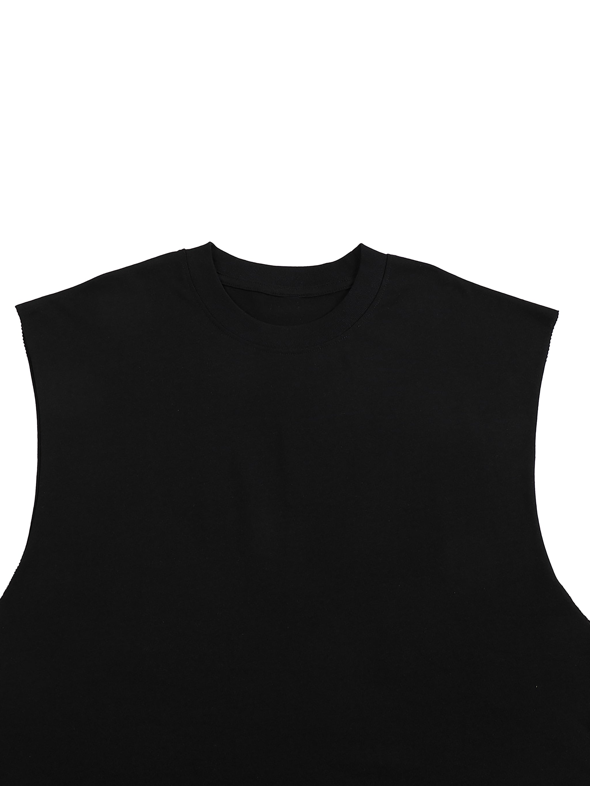 World Wide Raw Edge Cotton Tank Top